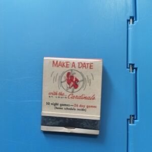 Vintage 1964 St. Louis Cardinals baseball matchbook schedule UNSTRUCK RARE!